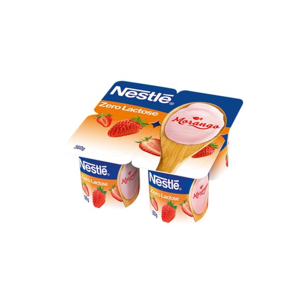 Encontraproduto.com.br - Iorgute Nestlé Morango Pedaços sem Lactose 360g