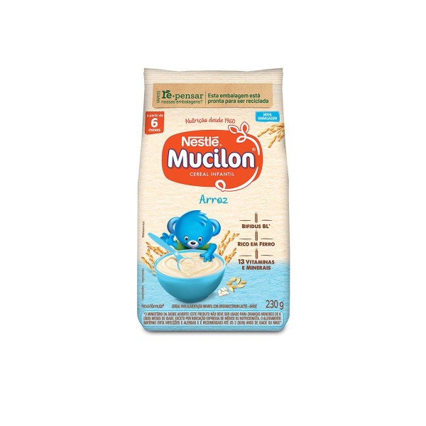 Encontraproduto.com.br - MUCILON ARROZ/AVEIA SACHE 230G