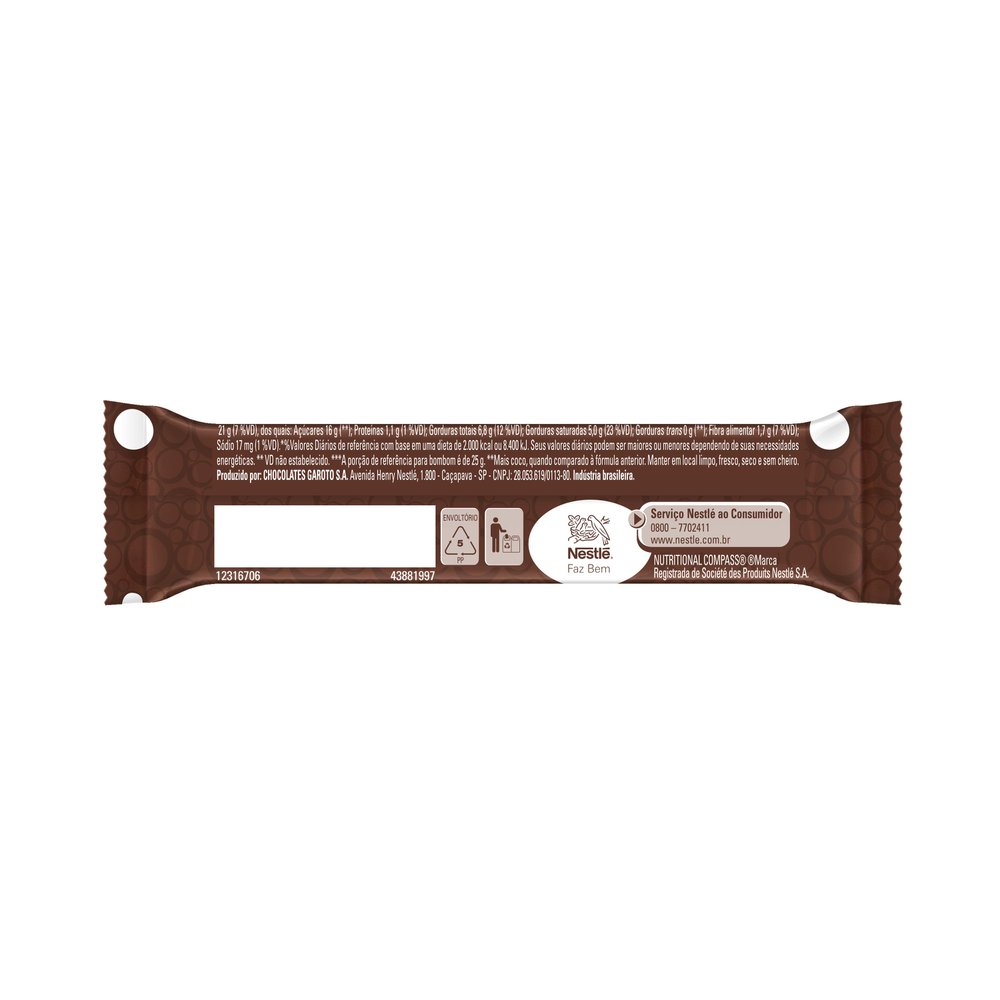 Encontraproduto.com.br - Prestigio Dark Mais Coco 30x33g Display 990g Nestle