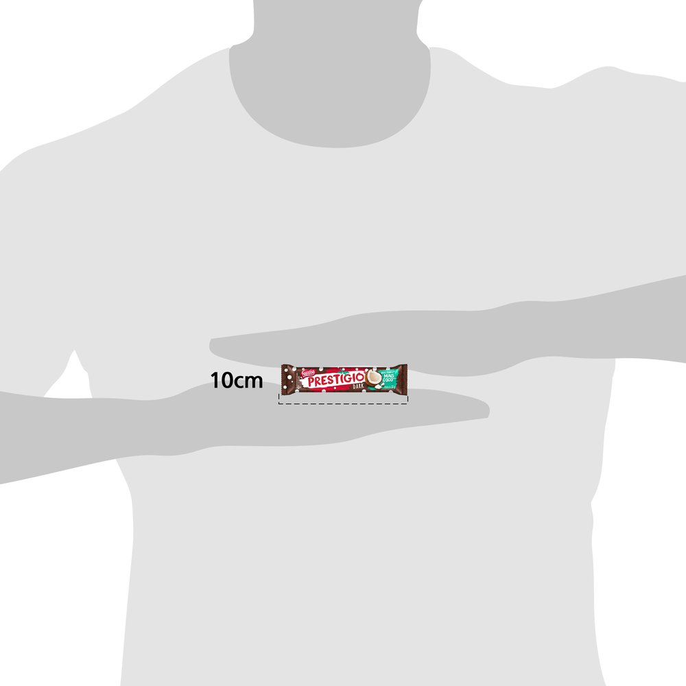 Encontraproduto.com.br - Prestigio Dark Mais Coco 30x33g Display 990g Nestle
