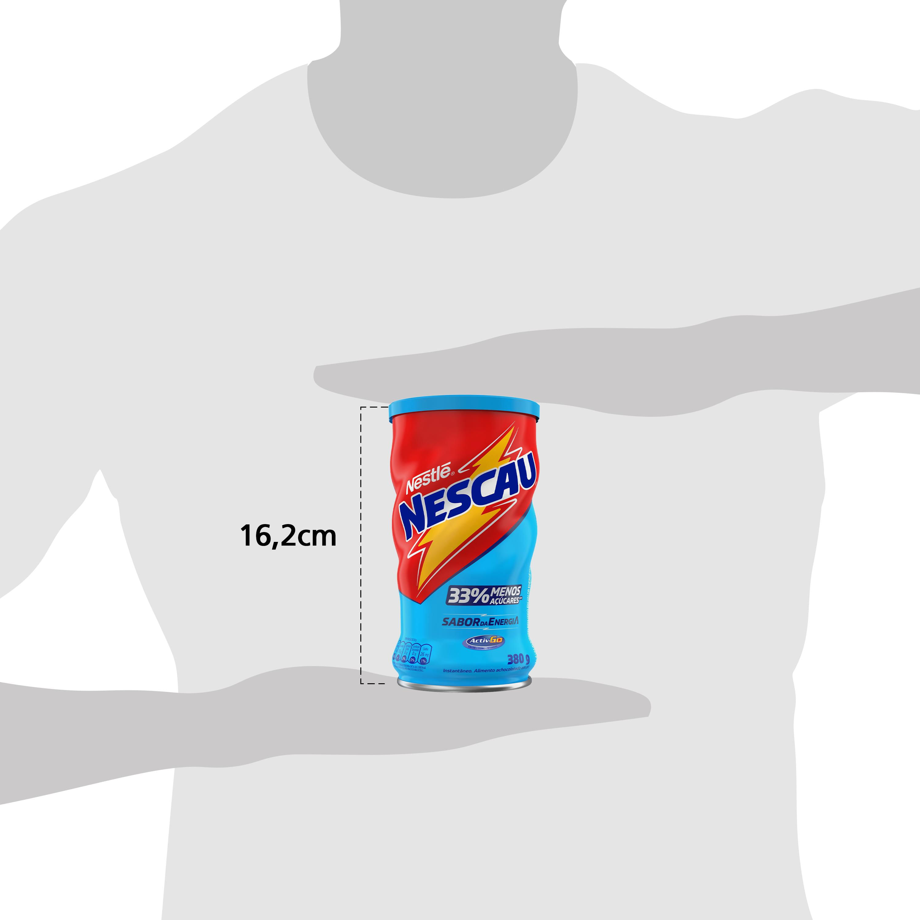 Encontraproduto.com.br - Achocolatado Nescau Lata 33% Menos Açucar 380g