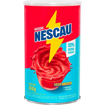 Encontraproduto.com.br - Achocolatado Nescau Lata 33% Menos Açucar 380g