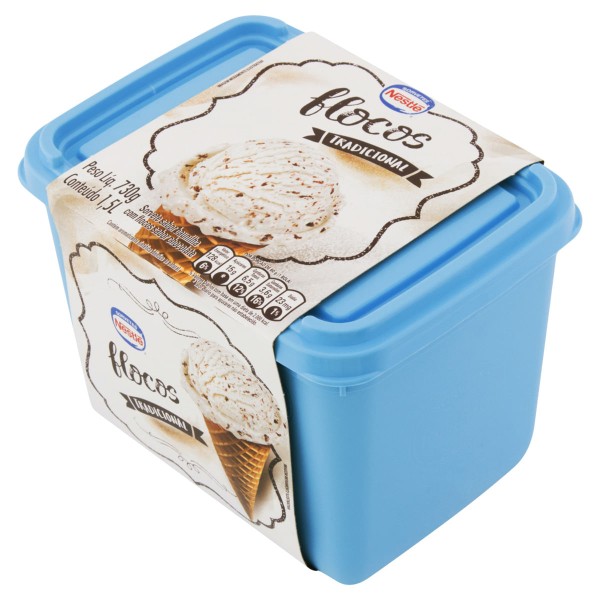 Encontraproduto.com.br - Sorvete Nestle Tradicional Flocos 1,5l