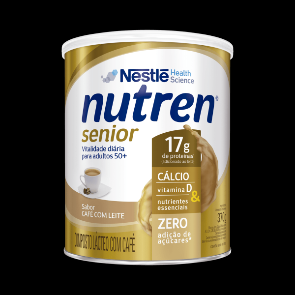 Encontraproduto.com.br - Nutren Senior Suplemento Alimentar Adulto Café C/ Leite 370g