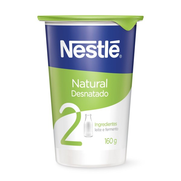 Iogurte Natural Nestle 160g Desnatado