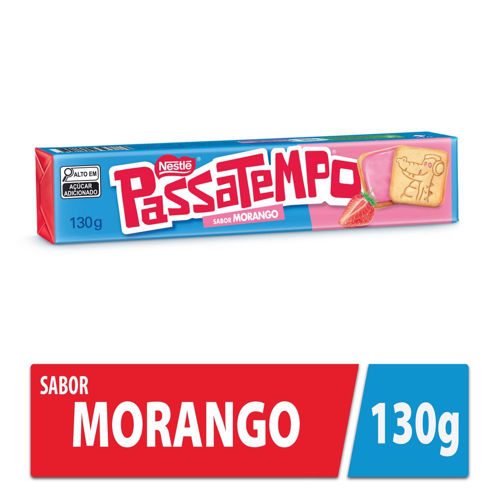 Encontraproduto.com.br - Biscoito Recheado Passatempo Morango 130g