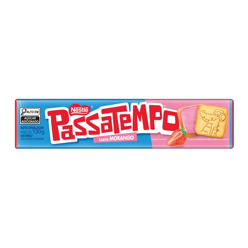 Encontraproduto.com.br - Biscoito Recheado Passatempo Morango 130g