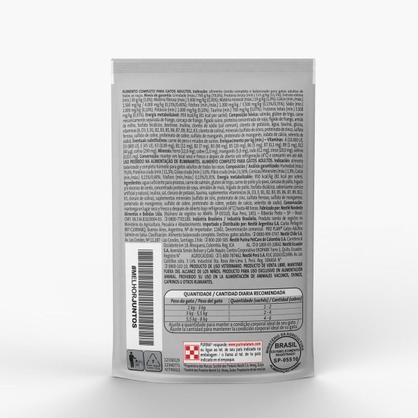Encontraproduto.com.br - Ração Úmida Pro Plan Gato Adulto Sachê Salmão 85g