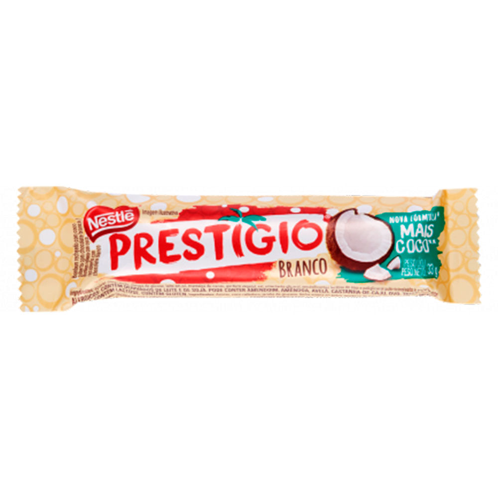 Encontraproduto.com.br - Chocolate Nestle Prestígio  Branco 33g