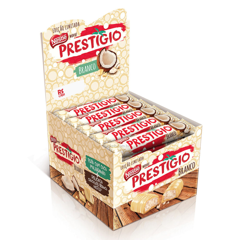 Encontraproduto.com.br - Chocolate Prestigio Branco 33G