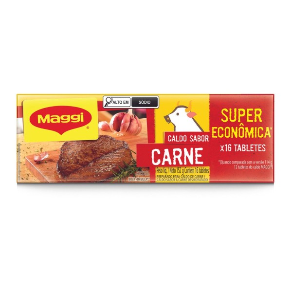Encontraproduto.com.br - Caldo Maggi Tablete Carne 152g