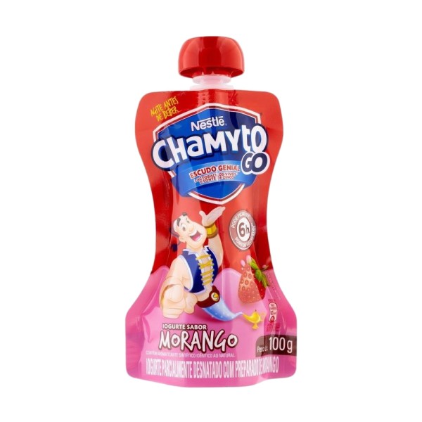 Iogurte Chamyto Go Nestle Morango Garrafinha 100g