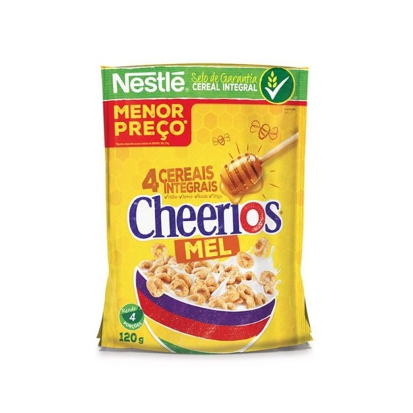 Encontraproduto.com.br - Cereal Matinal Integral Cheerios NESTLÉ Mel Pacote 120g