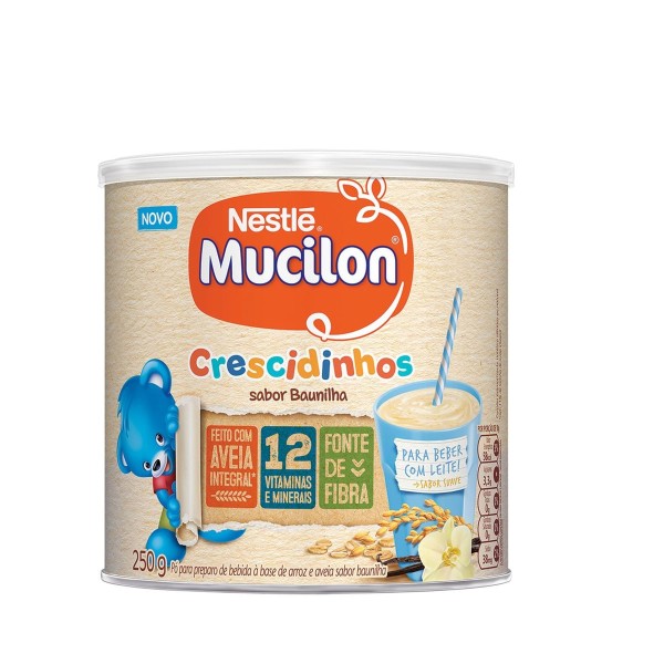 Encontraproduto.com.br - MUCILON PO CRESCIDINHOS AVEIA E BAUNILHA 250 G x 1