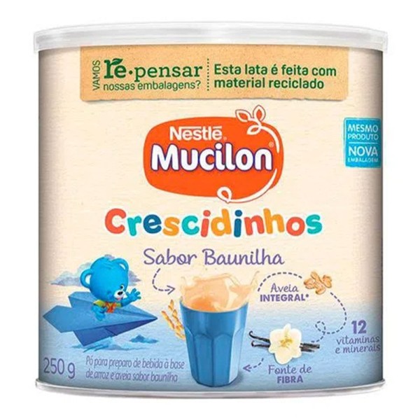 Encontraproduto.com.br - MUCILON PO CRESCIDINHOS AVEIA E BAUNILHA 250 G x 1