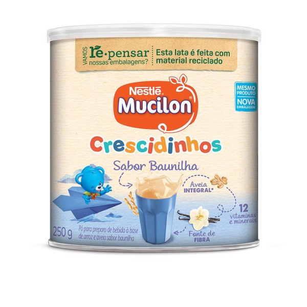 Encontraproduto.com.br - MUCILON PO CRESCIDINHOS AVEIA E BAUNILHA 250 G x 1