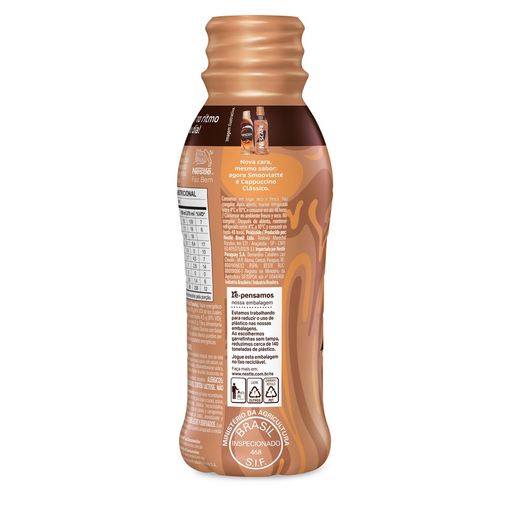Encontraproduto.com.br - Bebida Láctea Nescafé Cappuccino Clássico 270ml
