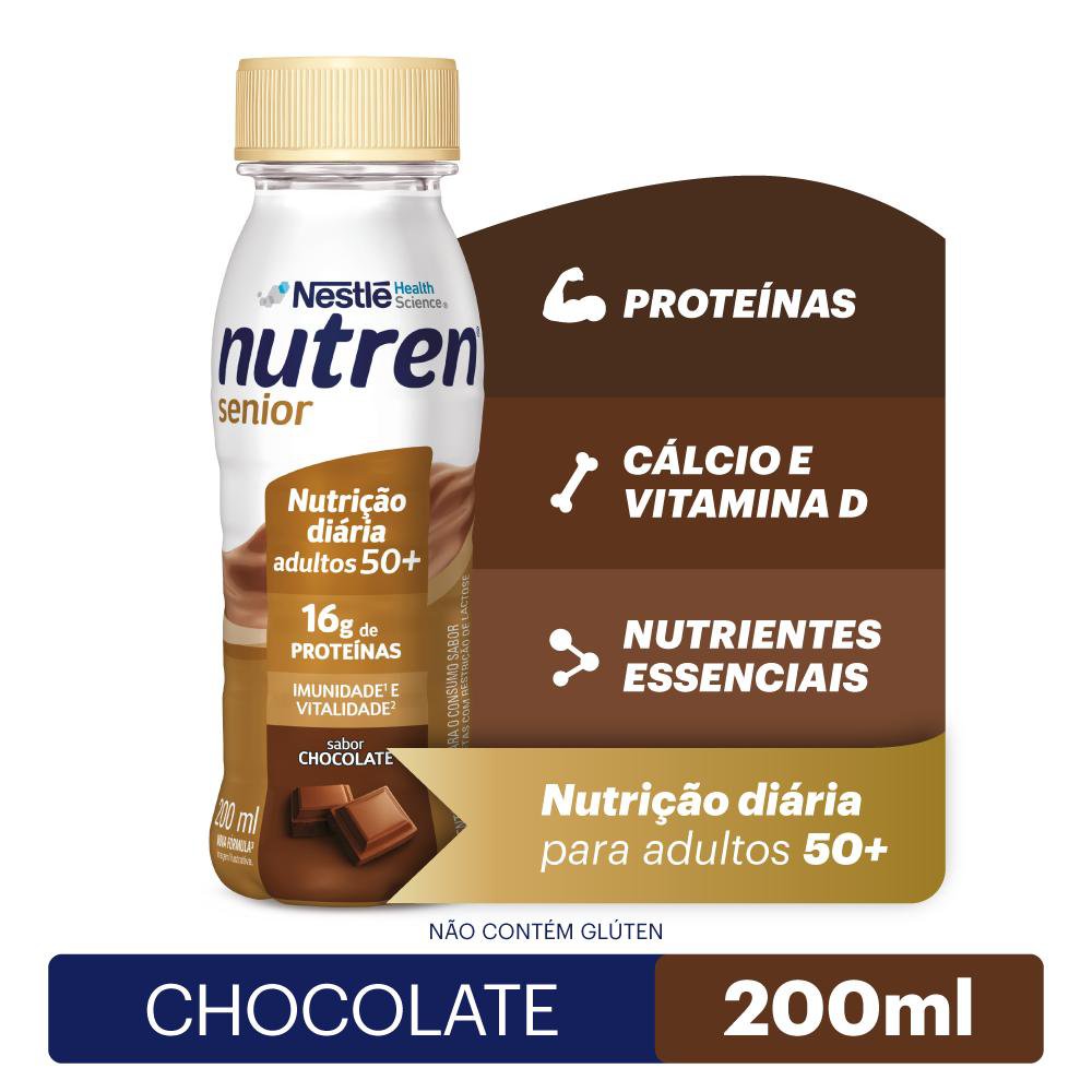 Complemento Alimentar Nutren Senior Rtd Chocolate 200ml