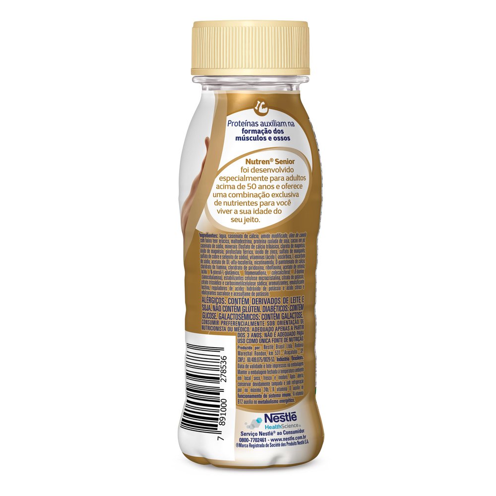 Encontraproduto.com.br - Complemento Alimentar Nutren Senior Rtd Chocolate 200ml