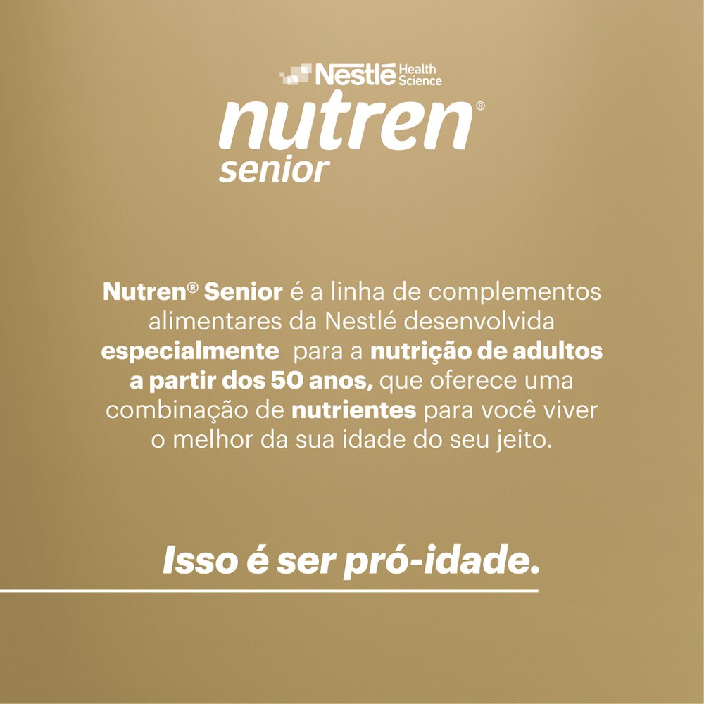 Encontraproduto.com.br - Complemento Alimentar Nutren Senior Rtd Chocolate 200ml