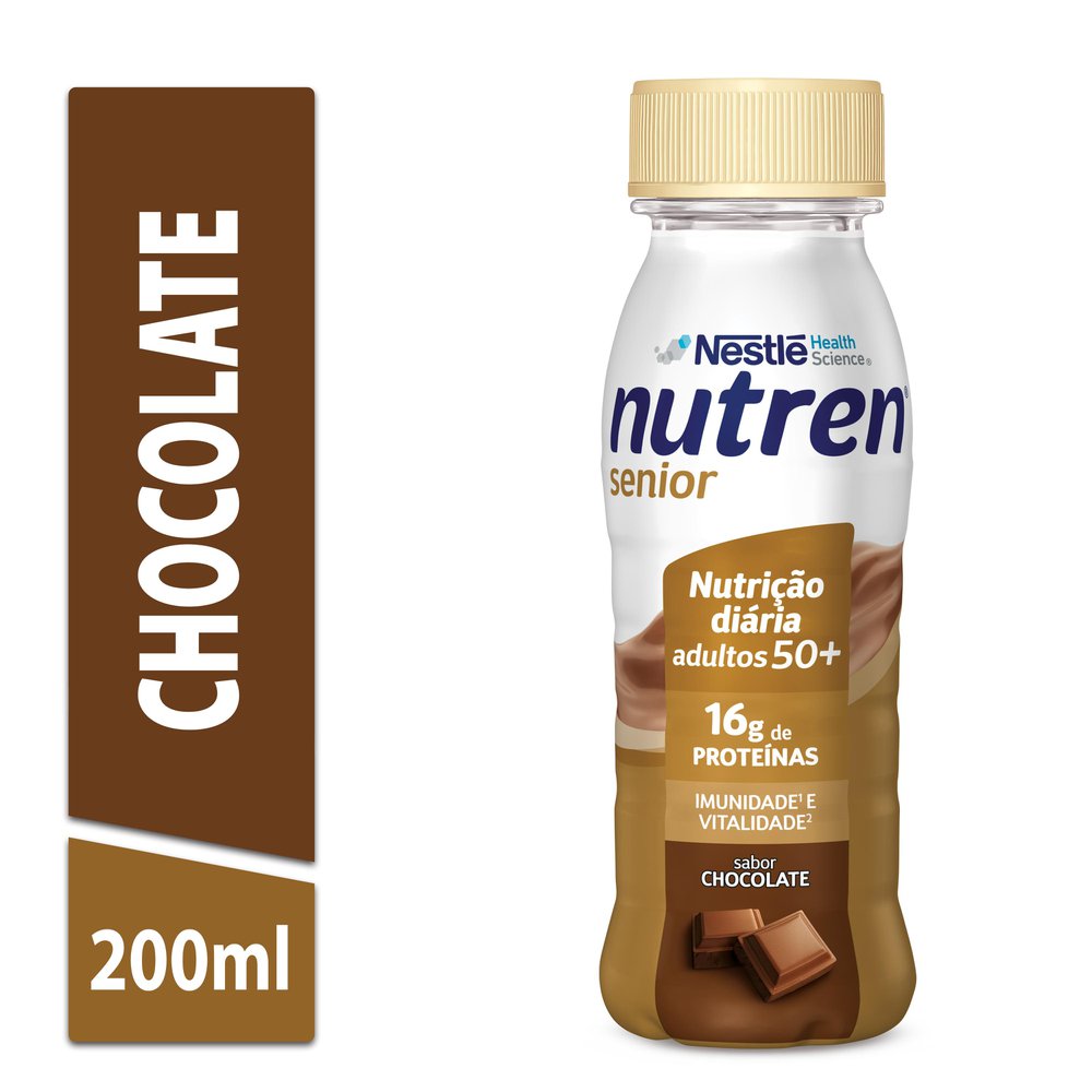 Encontraproduto.com.br - Complemento Alimentar Nutren Senior Rtd Chocolate 200ml