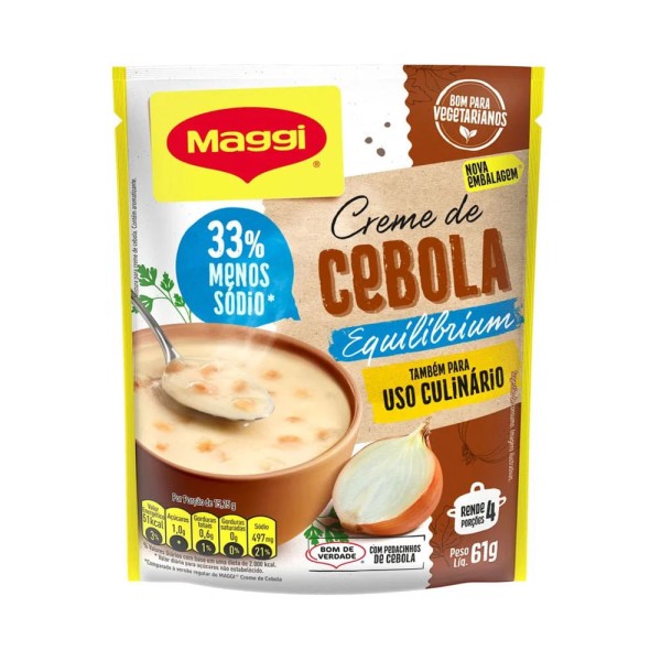 Encontraproduto.com.br - Creme de Cebola Maggi Equilibrium Sachê 61g