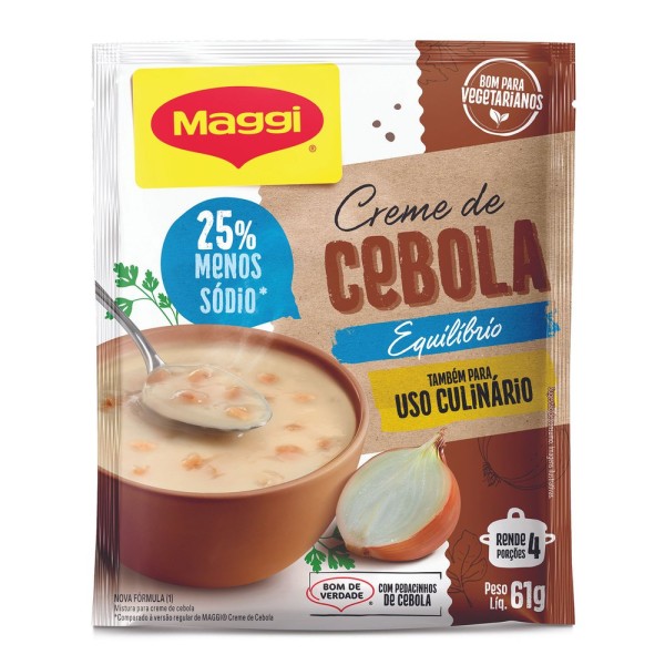 Encontraproduto.com.br - Creme de Cebola Maggi Equilibrium Sachê 61g