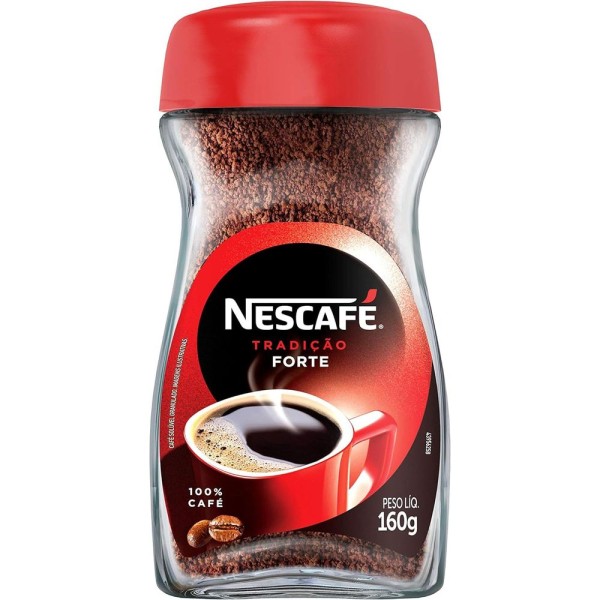 Café Solúvel Nescafé Tradição Vidro 160g