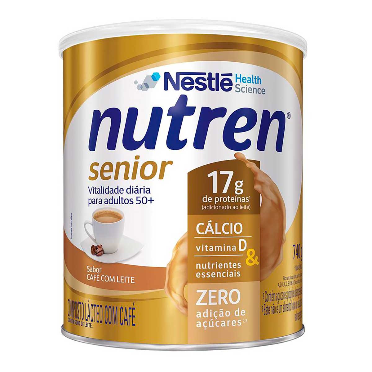 Encontraproduto.com.br - Nutren Senior Cafe Com Leite 740g