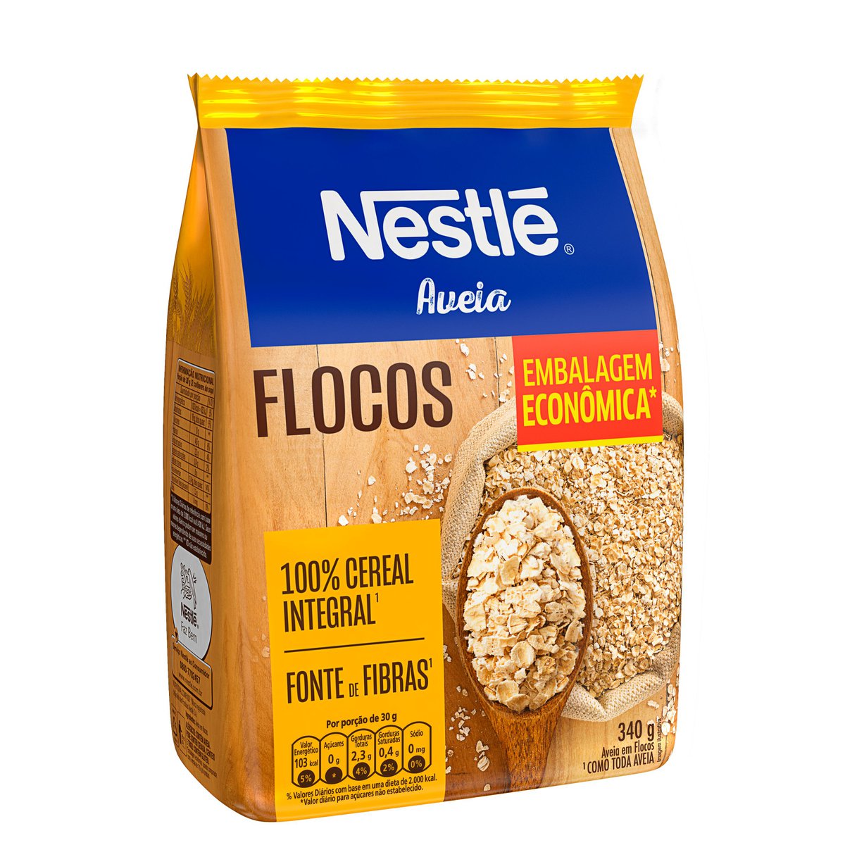 Encontraproduto.com.br - Cereal Integral NESTLE Aveia Flocos 340g