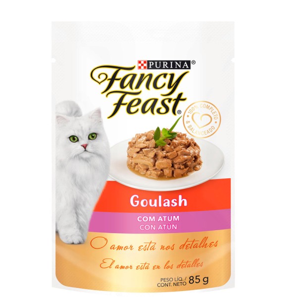 Encontraproduto.com.br - Ração Úmida Fancy Feast Goulash Atum