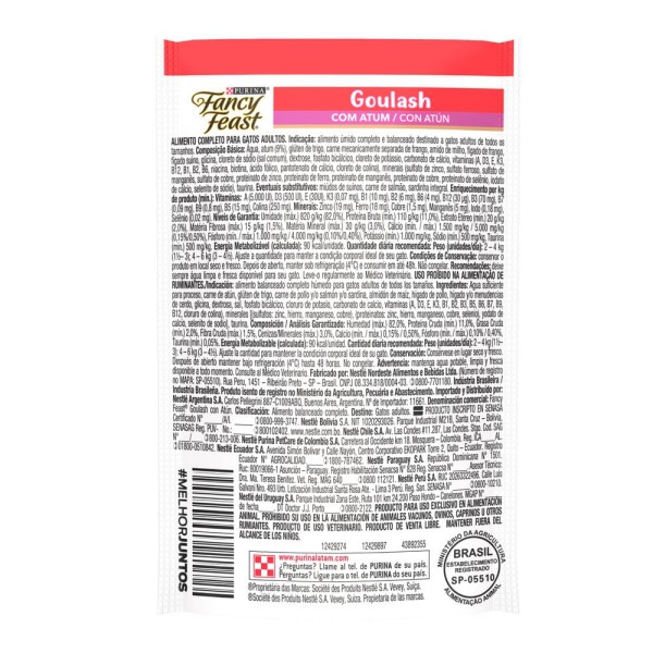 Encontraproduto.com.br - Ração Úmida Fancy Feast Goulash Atum