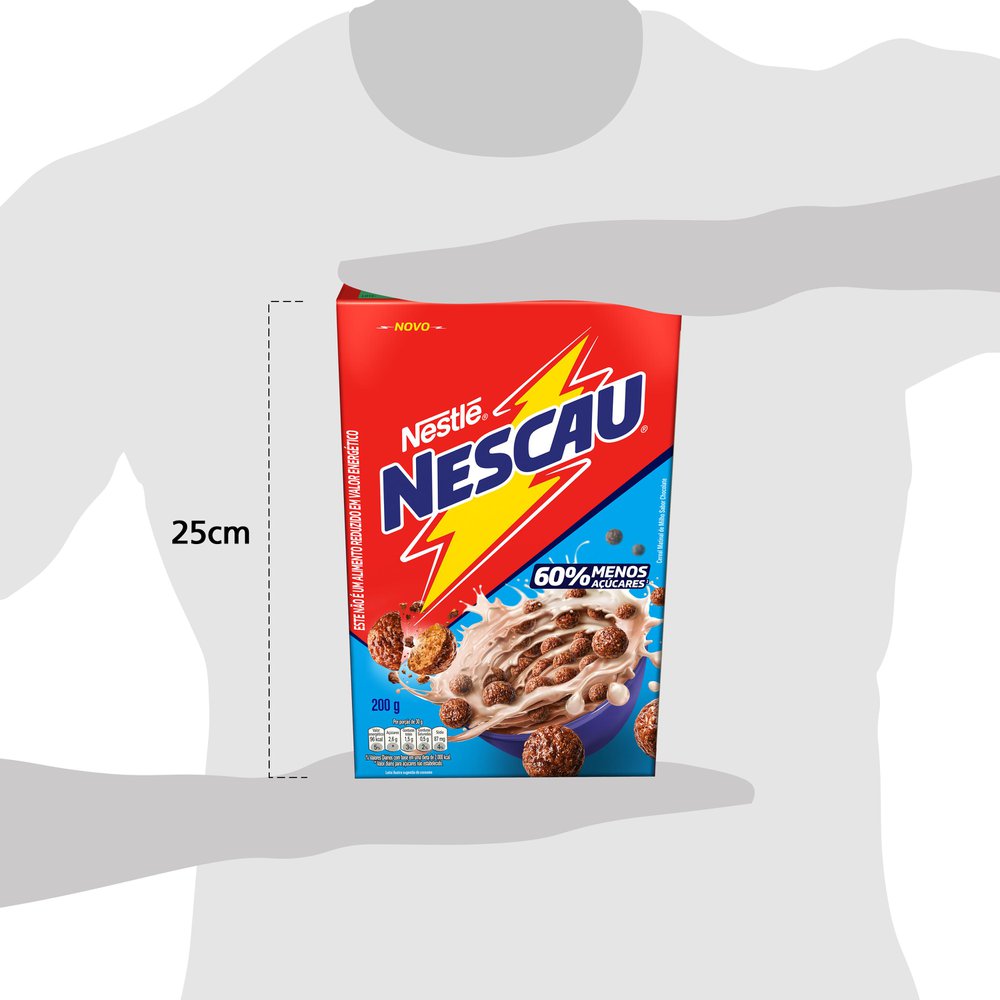Encontraproduto.com.br - CEREAL NESCAL MENOS ACUCAR 60 % NESTLES 200G