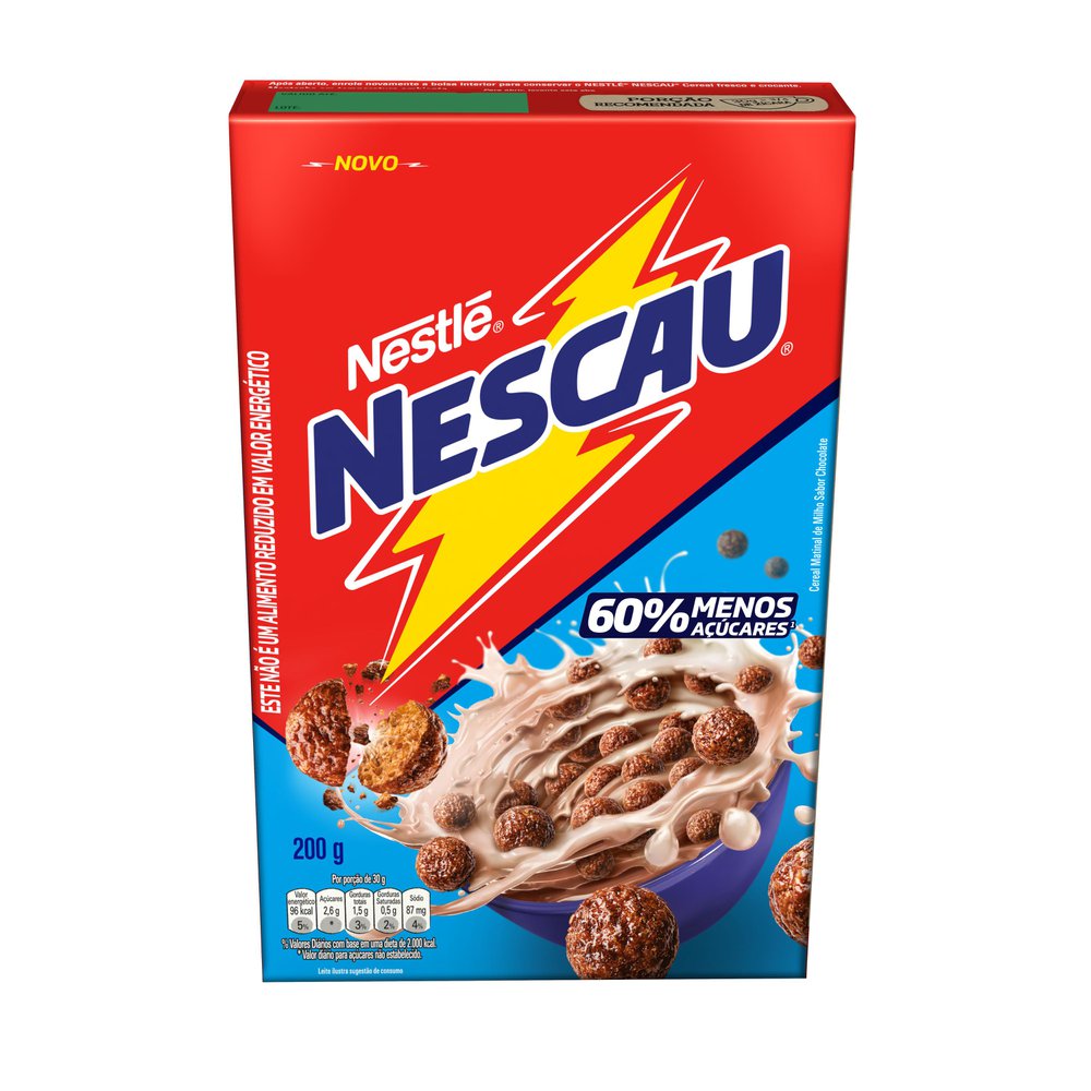 Encontraproduto.com.br - CEREAL NESCAL MENOS ACUCAR 60 % NESTLES 200G