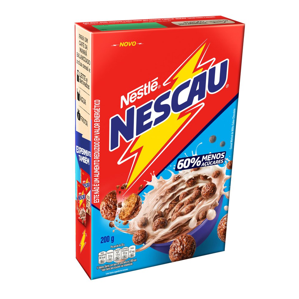 Encontraproduto.com.br - CEREAL NESCAL MENOS ACUCAR 60 % NESTLES 200G