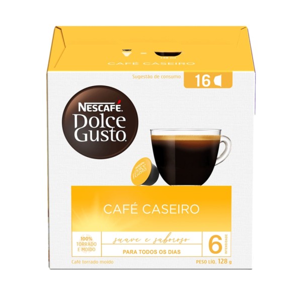 Encontraproduto.com.br - Cápsula Nescafe Cafe Caseiro Dolce Gusto Caixa 16 Cápsulas