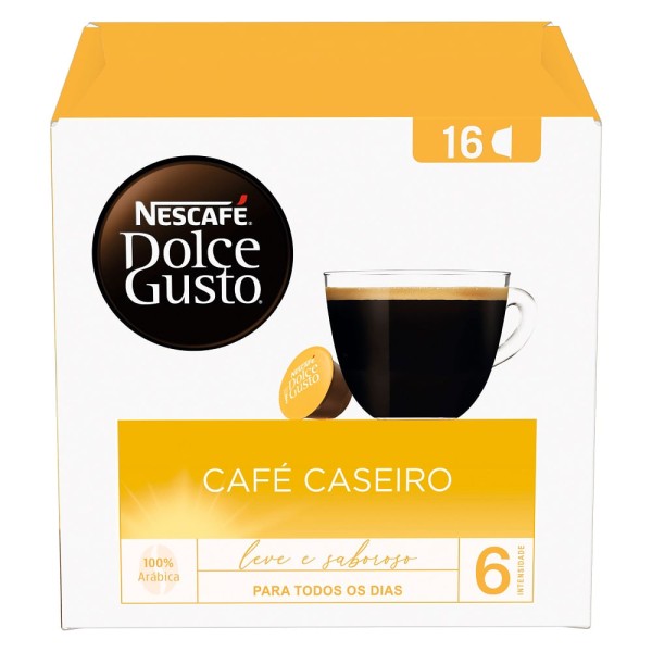 Encontraproduto.com.br - Cápsula Nescafe Cafe Caseiro Dolce Gusto Caixa 16 Cápsulas