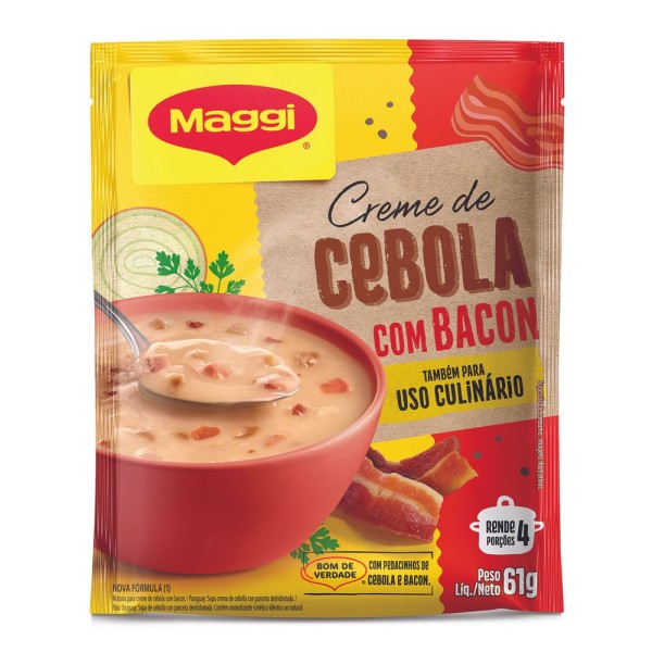 Creme de Cebola Maggi com Bacon 61g