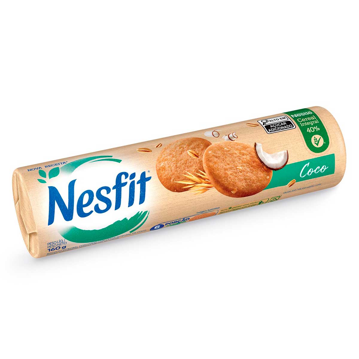 Encontraproduto.com.br - Biscoito Nesfit Integral Coco 160g