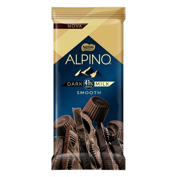 Encontraproduto.com.br - Chocolate Dark Milk 41% Alpino 85g