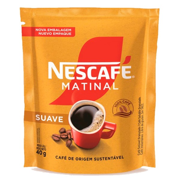 Encontraproduto.com.br - Café Solúvel Nescafé Matinal Suave Sachê 40g