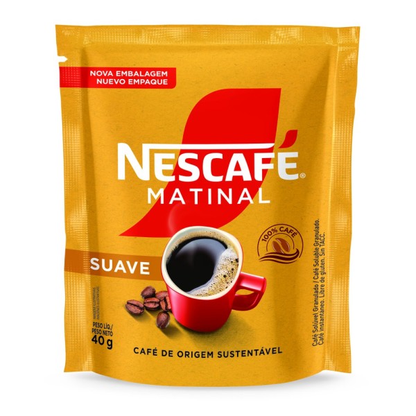 Encontraproduto.com.br - Café Solúvel Nescafé Matinal Suave Sachê 40g