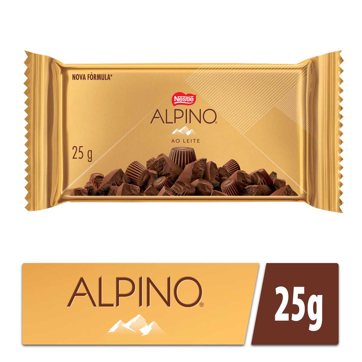 Encontraproduto.com.br - Tablete de Chocolate Alpino Nestlé 25g