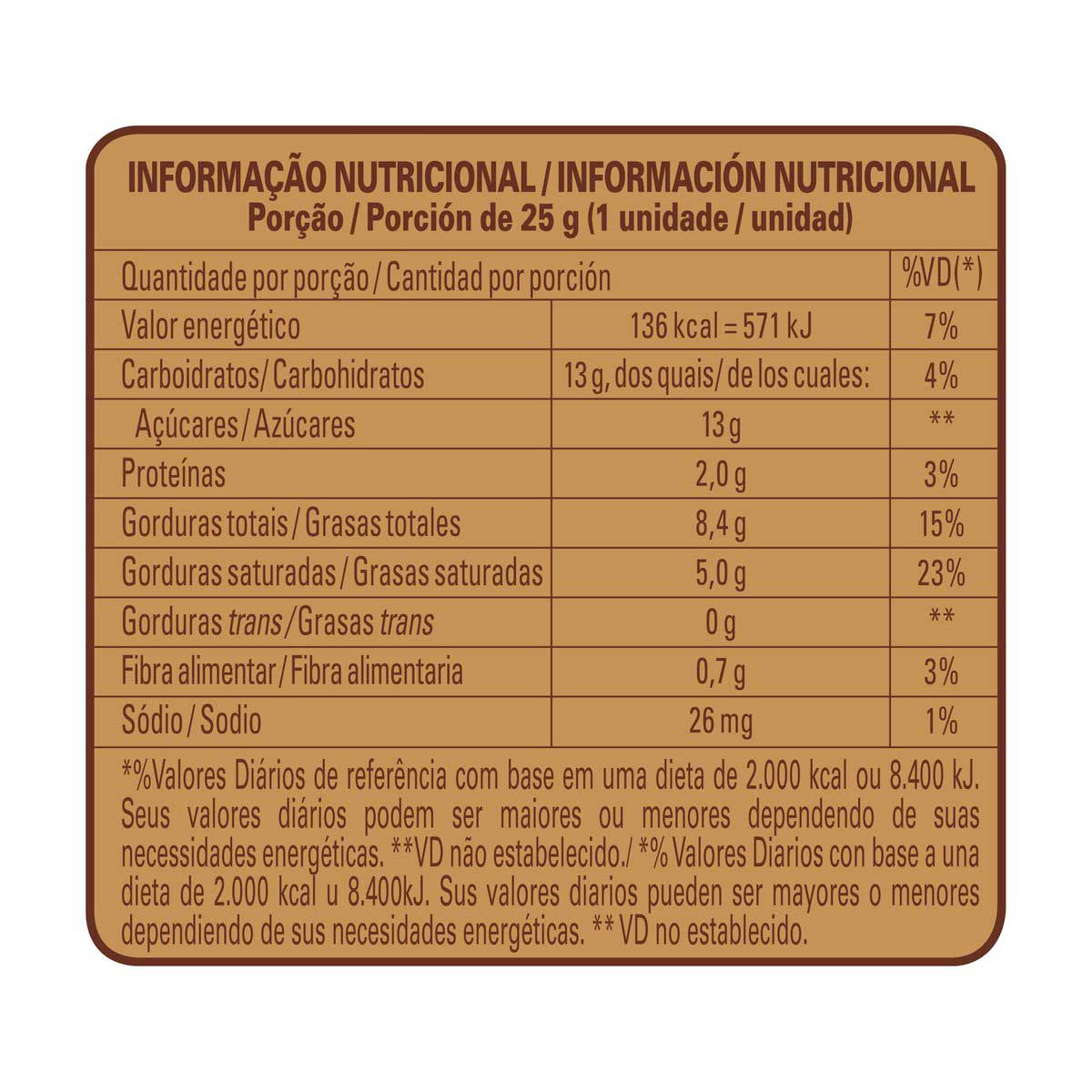 Encontraproduto.com.br - Tablete de Chocolate Alpino Nestlé 25g