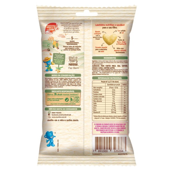 Encontraproduto.com.br - Snack MUCILON Abobrinha 35g - Nestlé