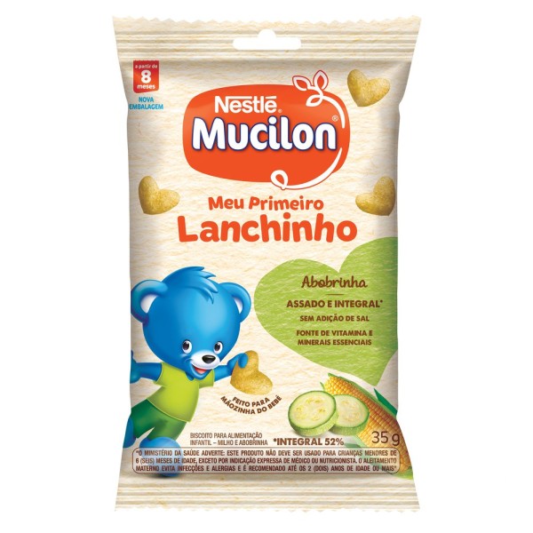 Encontraproduto.com.br - Snack MUCILON Abobrinha 35g - Nestlé