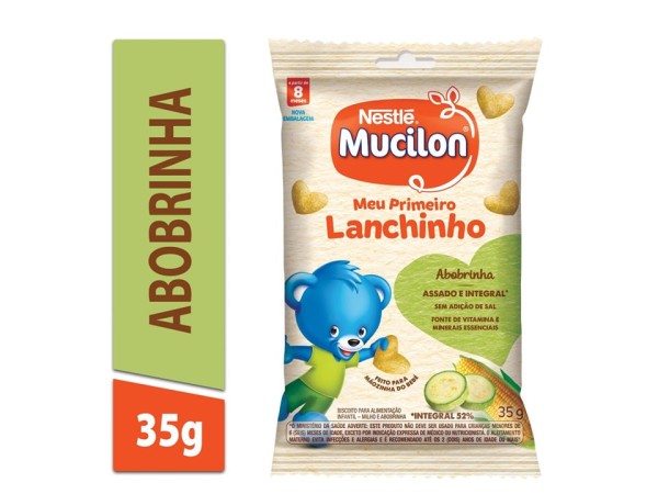Encontraproduto.com.br - Snack MUCILON Abobrinha 35g - Nestlé