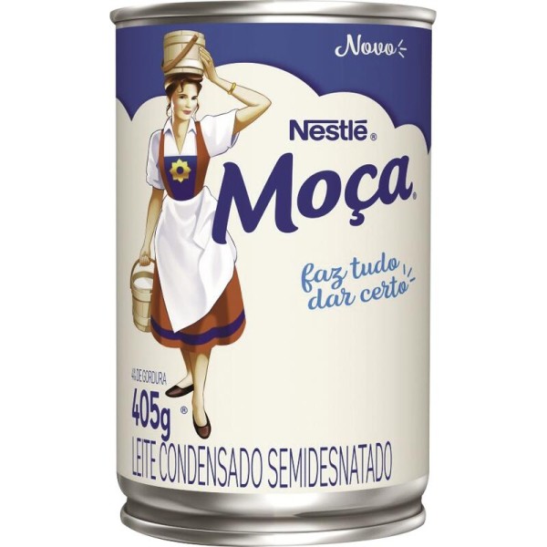 Encontraproduto.com.br - Leite Condensado Moça Semidesnatado Lata 405g Moca