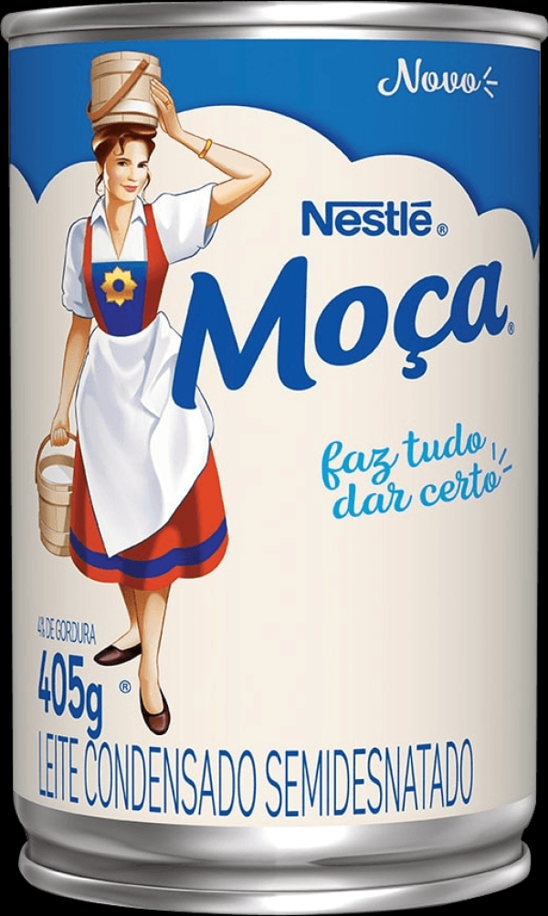 Encontraproduto.com.br - Leite Condensado Moça Semidesnatado Lata 405g Moca