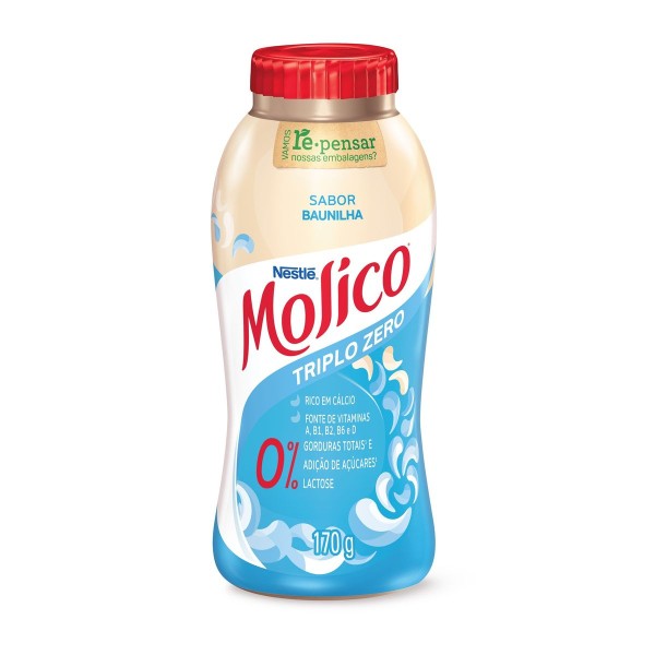 Encontraproduto.com.br - Iogurte Líquido Molico 170g Triplo Zero Baunilha